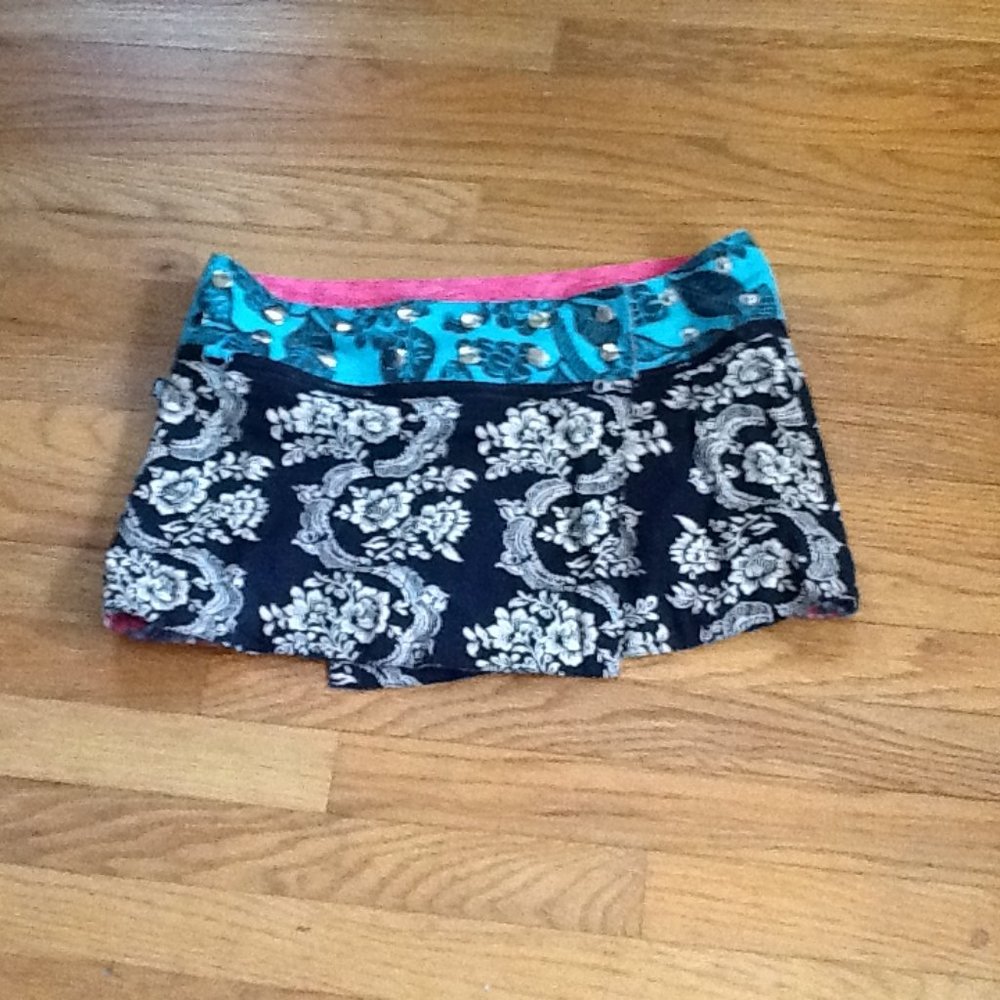Gorgeous Reversible Micro Mini Skirt